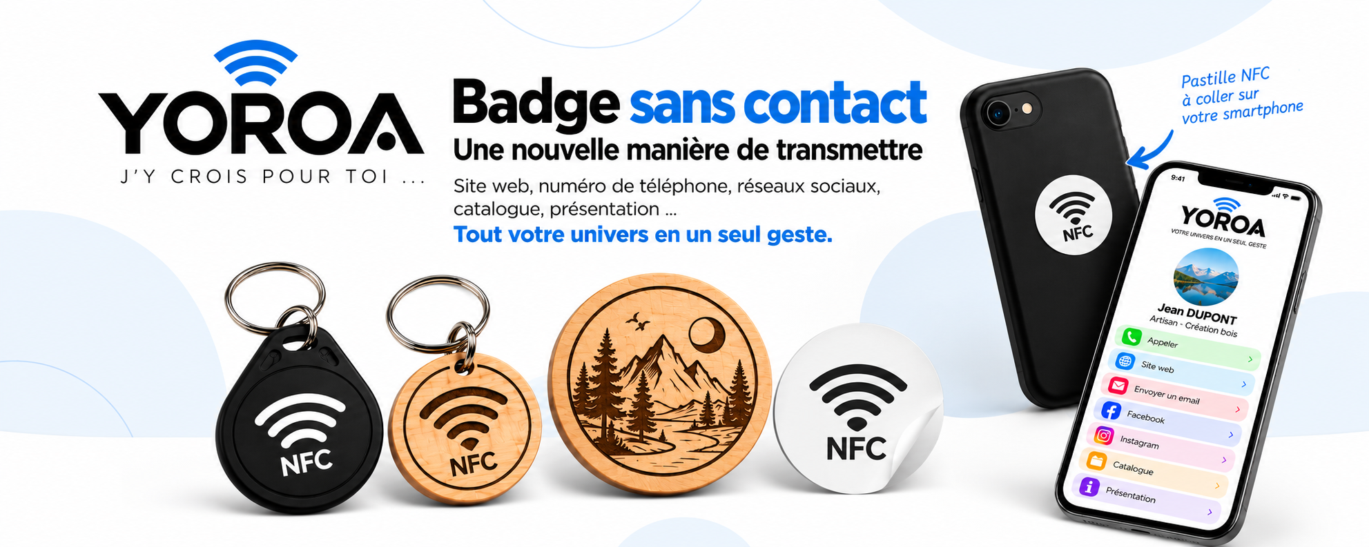 YOROA — badge sans contact