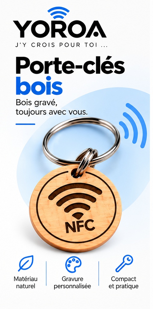 Porte-clés bois YOROA